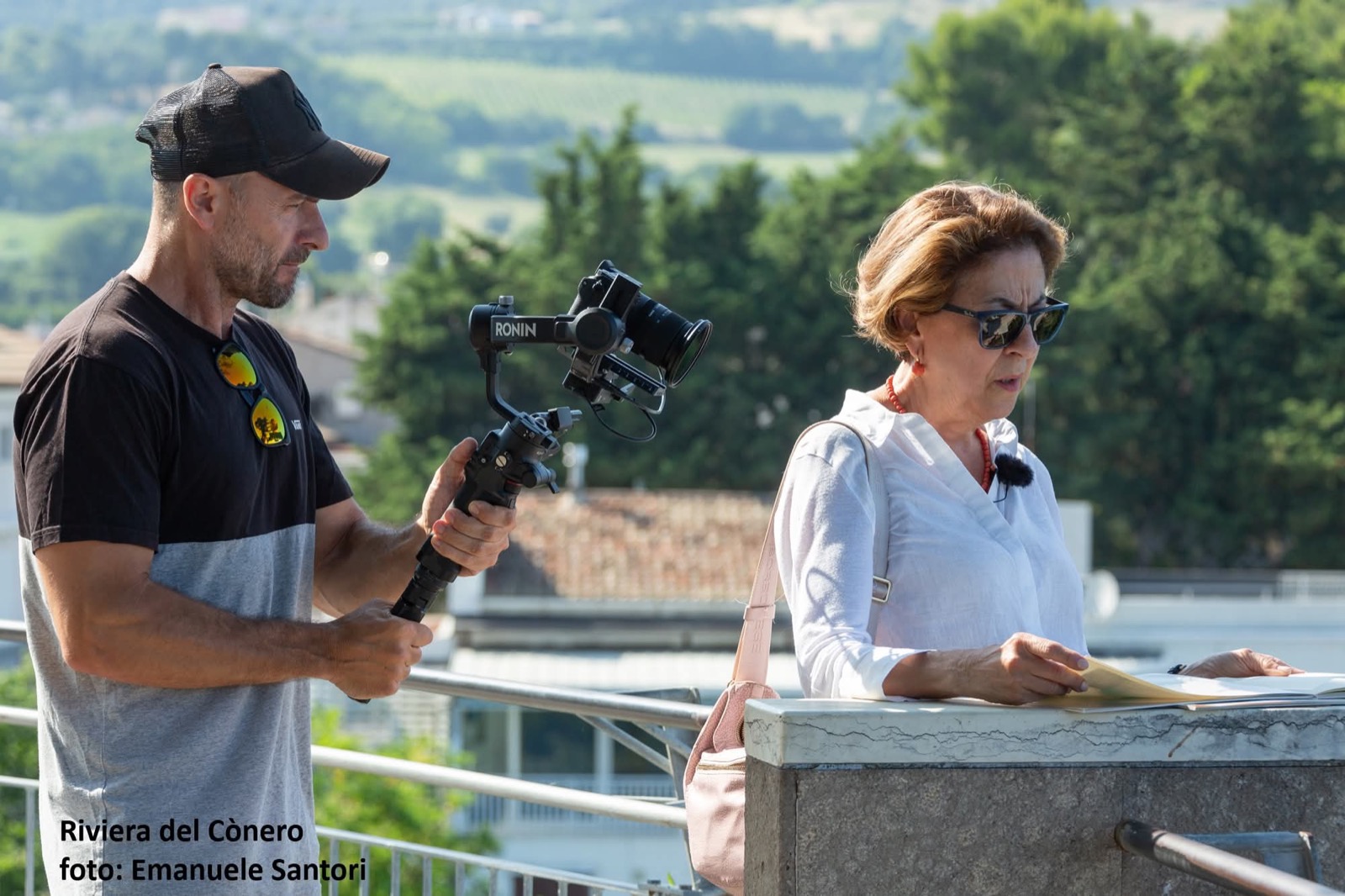 Riprese con il gimbal sulla Riviera del Conero