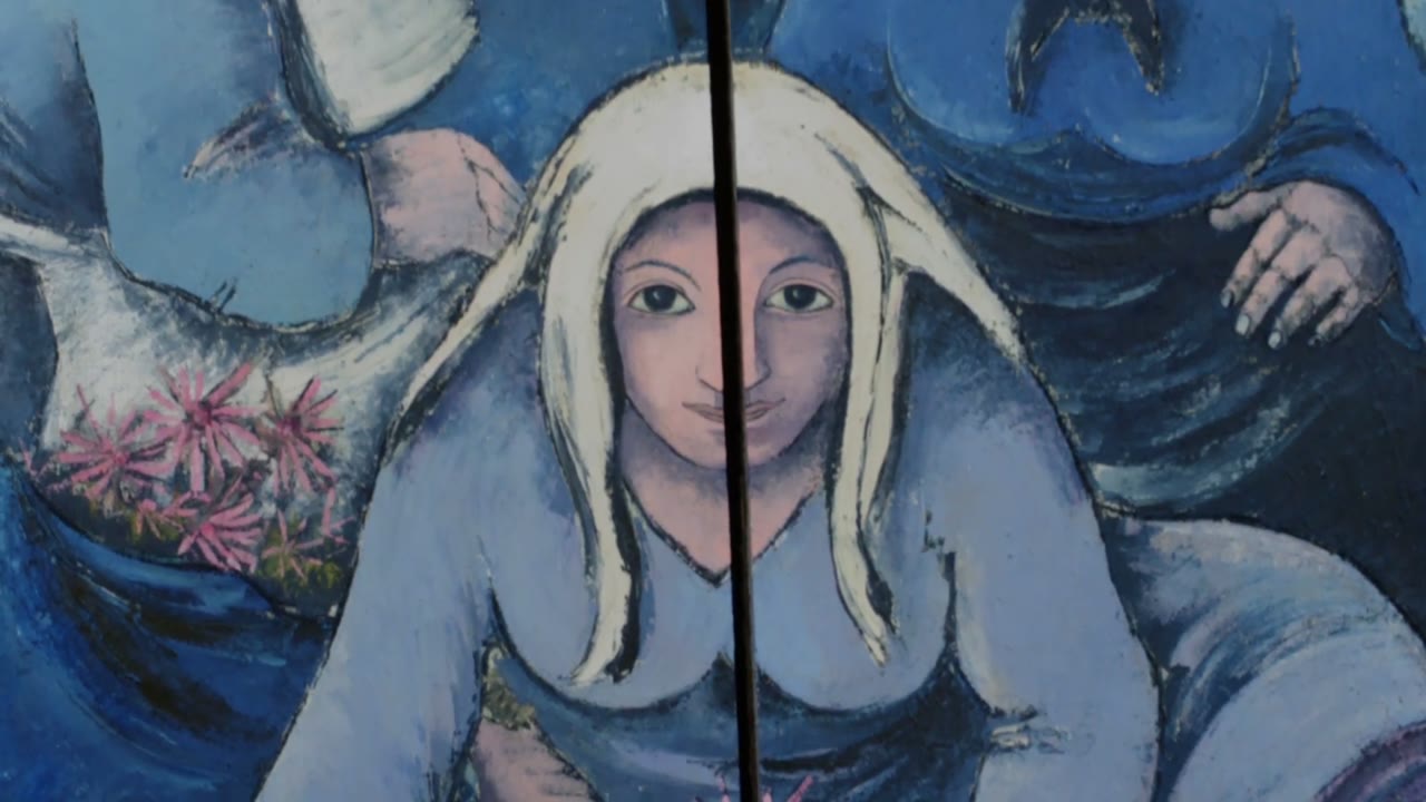 Il murale di Mario Lupo nel teaser del documentario