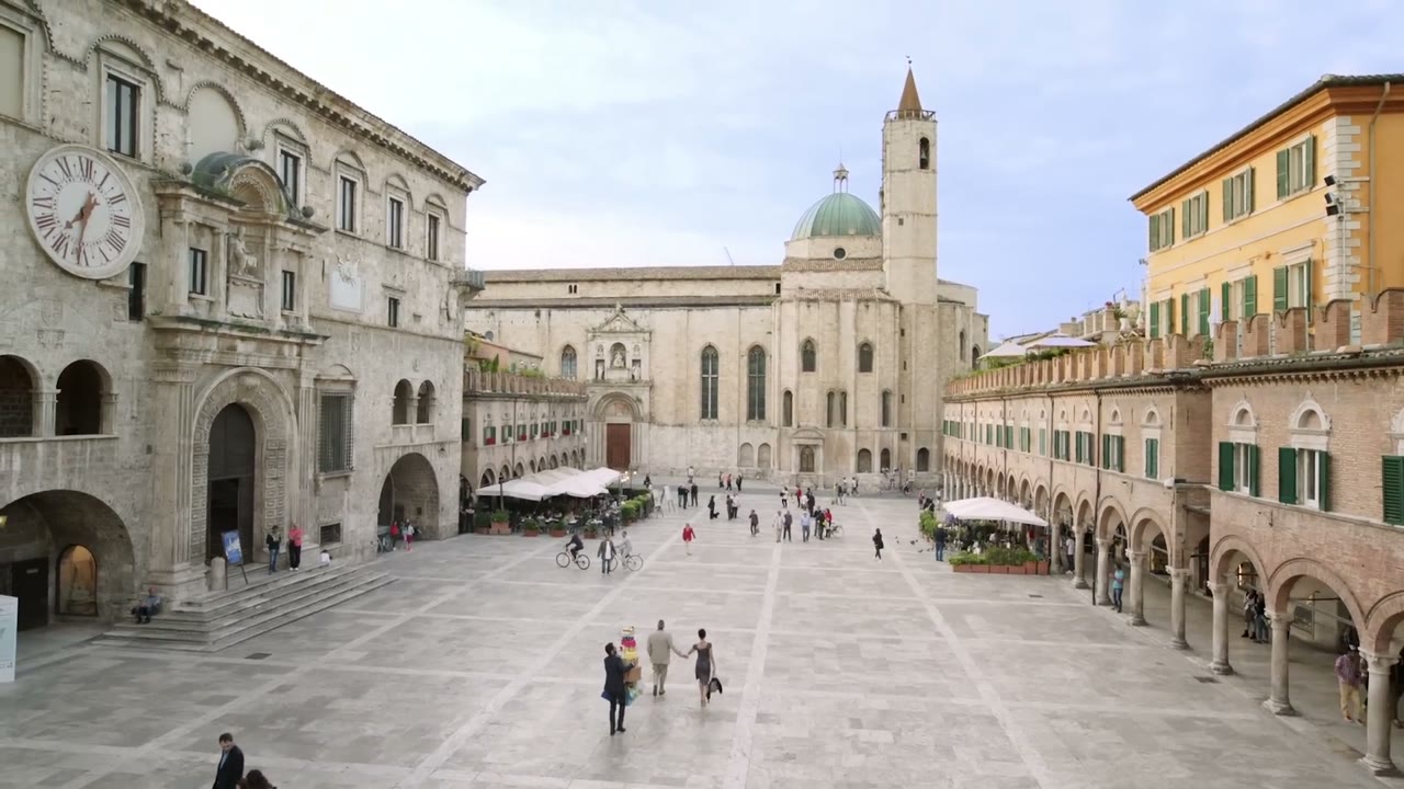 Fotogramma dello spot Le Marche non ti abbandonano mai